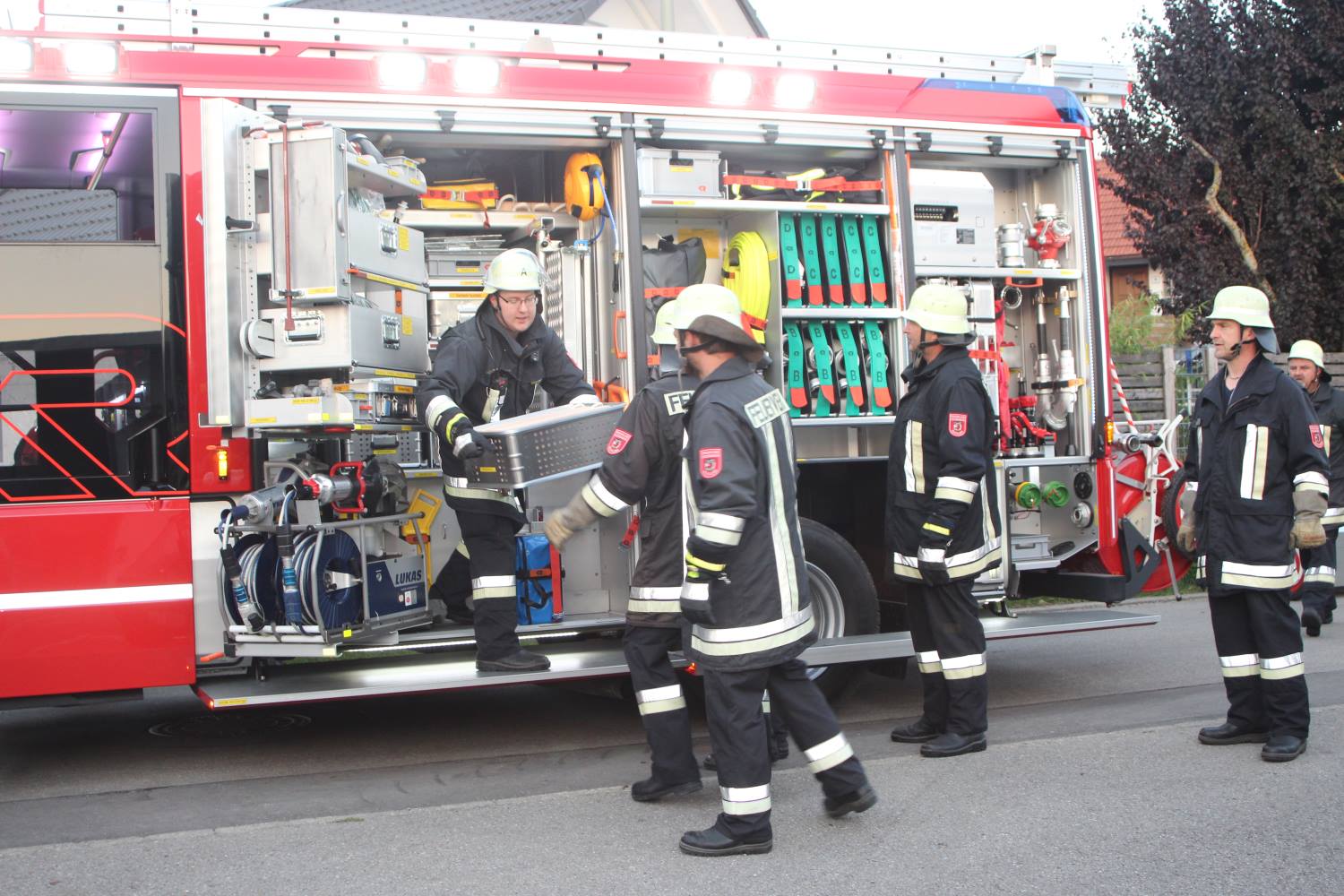 Helfer vor Ort Denklingen, HvO Denklingen - 180917 Gemeinschaftsübung